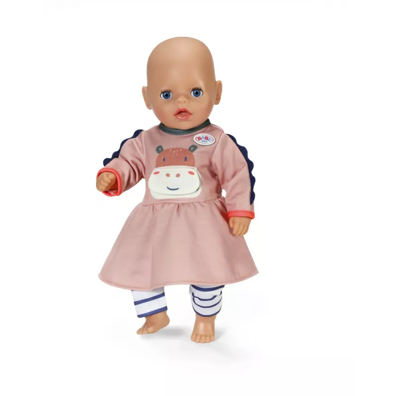 Sukienka dla lalki ZAPF BABY born Dress Jungle dla lalek 36 cm, wielokolorowa, składana, od 1 roku