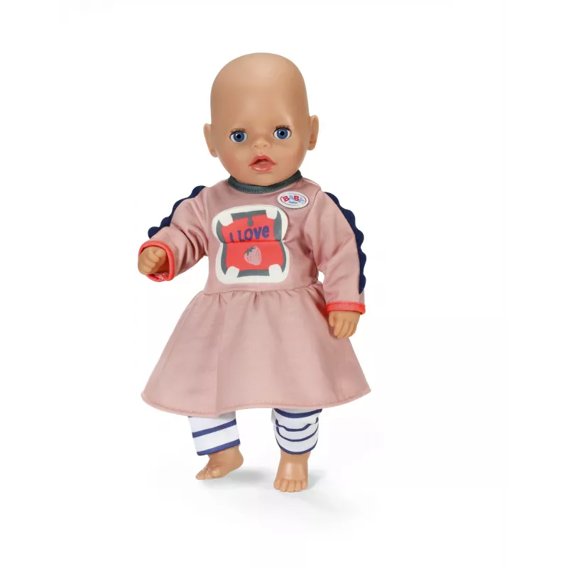 Sukienka dla lalki ZAPF BABY born Dress Jungle dla lalek 36 cm, wielokolorowa, składana, od 1 roku