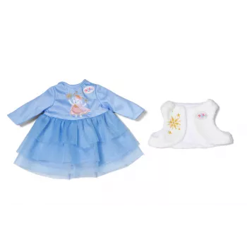 Sukienka dla lalki ZAPF BABY born Winterdress dla lalek 36 cm, wielokolorowa, składana, wiek 1+