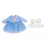 Sukienka dla lalki ZAPF BABY born Winterdress dla lalek 36 cm, wielokolorowa, składana, wiek 1+