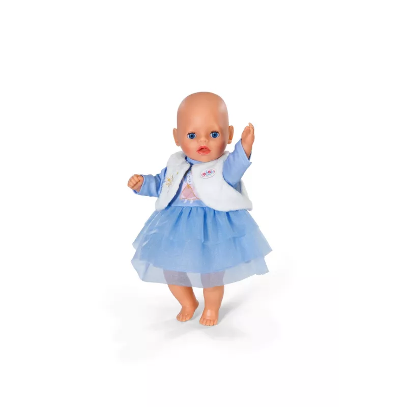 Sukienka dla lalki ZAPF BABY born Winterdress dla lalek 36 cm, wielokolorowa, składana, wiek 1+