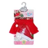 Sukienka dla lalki ZAPF BABY born Xmas Dress na lalki 43 cm, tekstylna, wielokolorowa, składana, wiek 3–12