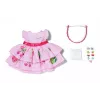Sukienka dla lalki ZAPF BABY born Dress with Pinplay dla lalki 43 cm, wielokolorowa, składana, wiek 3+