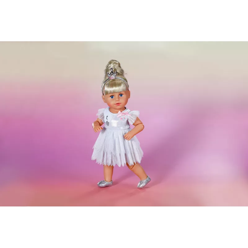Zestaw ubranek dla lalek ZAPF BABY born Baletnica-Outfit dla lalek 43 cm, wielokolorowy, zalecany wiek 3+