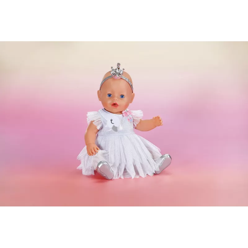 Zestaw ubranek dla lalek ZAPF BABY born Baletnica-Outfit dla lalek 43 cm, wielokolorowy, zalecany wiek 3+