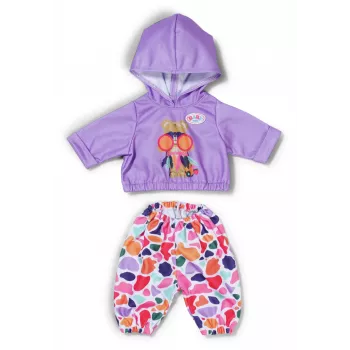Zestaw ubranek dla lalek ZAPF BABY born Hoodie Outfit dla lalek 43 cm, wielokolorowy, zalecany wiek 3+
