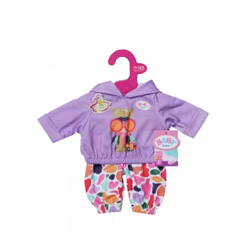 Zestaw ubranek dla lalek ZAPF BABY born Hoodie Outfit dla lalek 43 cm, wielokolorowy, zalecany wiek 3+