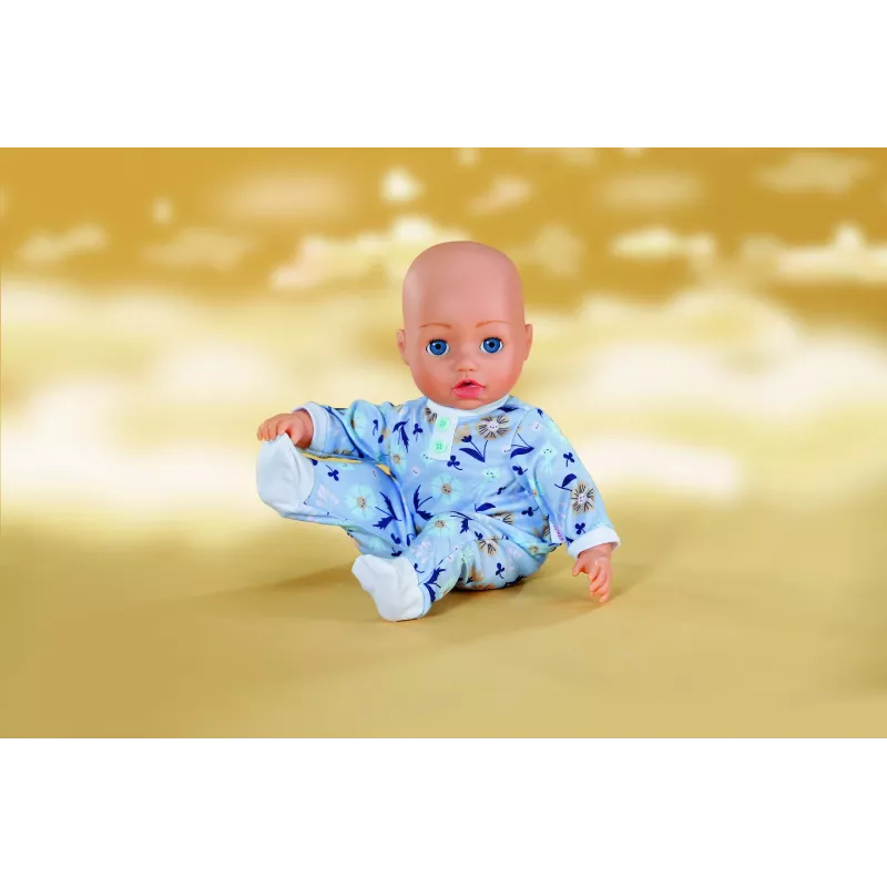 Kombinezon dla lalki ZAPF BABY born Romper niebieski dla lalek 43 cm, tkanina, składany, wiek 3+