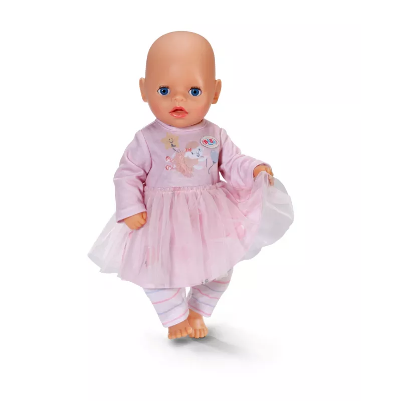 Zestaw ubranek dla lalek ZAPF BABY born Sukienka Rose dla lalek 36 cm, wielokolorowy, składany, wiek 1+