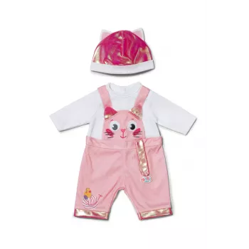 Komplet ubranek dla lalek ZAPF BABY born Onesie z czapką dla lalek 43 cm, wielokolorowy, składany, wiek 3+