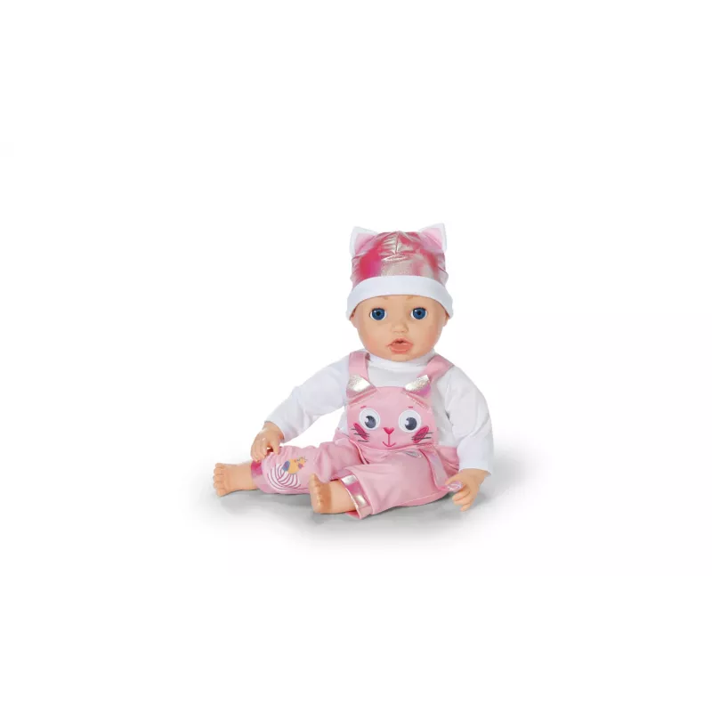 Komplet ubranek dla lalek ZAPF BABY born Onesie z czapką dla lalek 43 cm, wielokolorowy, składany, wiek 3+