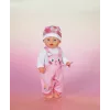 Komplet ubranek dla lalek ZAPF BABY born Onesie z czapką dla lalek 43 cm, wielokolorowy, składany, wiek 3+