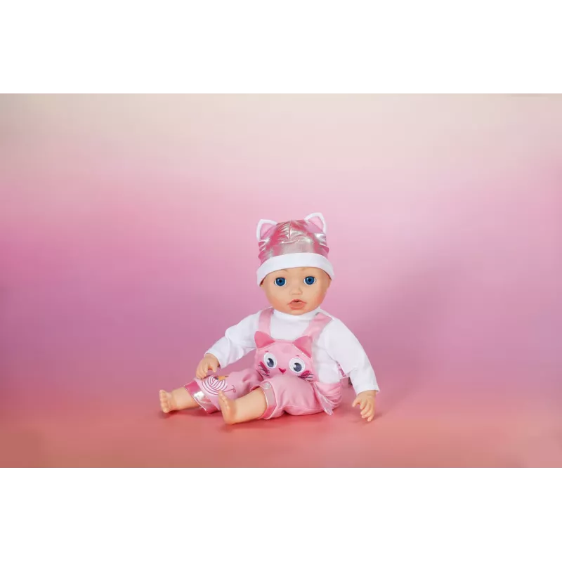 Komplet ubranek dla lalek ZAPF BABY born Onesie z czapką dla lalek 43 cm, wielokolorowy, składany, wiek 3+