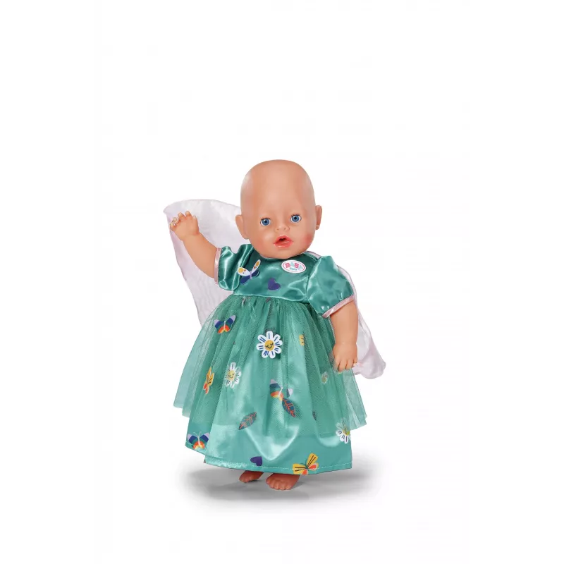 Sukienka dla lalki ZAPF BABY born Fairy Dress with Wings dla lalek 43 cm, wielokolorowa, składana, dla dzieci od 3 lat