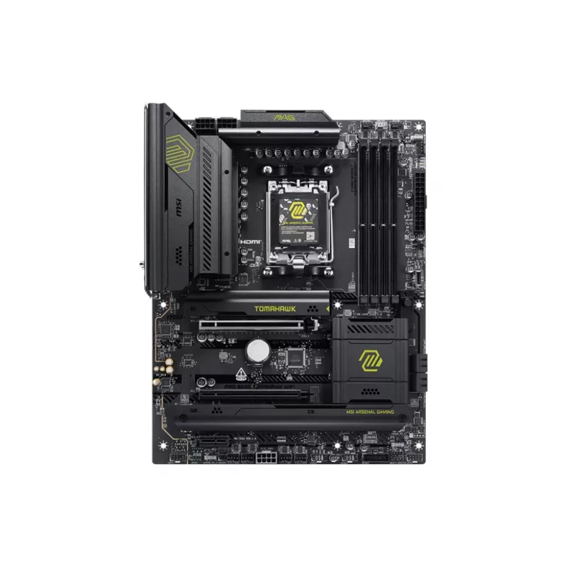 Płyta główna MSI MAG B850 TOMAHAWK WIFI, AMD B850, Socket AM5, ATX, DDR5, 4× DIMM, do 256 GB, 5 GbE, Wi‑Fi 7