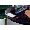 Zewnętrzny dysk SSD Kingston 2 TB ze złączem Dual USB-A/USB-C, USB 3.2 Gen 2, odczyt 1050 MB/s, zapis 950 MB/s, czarno-czerwony