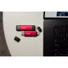 Zewnętrzny dysk SSD Kingston 2 TB ze złączem Dual USB-A/USB-C, USB 3.2 Gen 2, odczyt 1050 MB/s, zapis 950 MB/s, czarno-czerwony