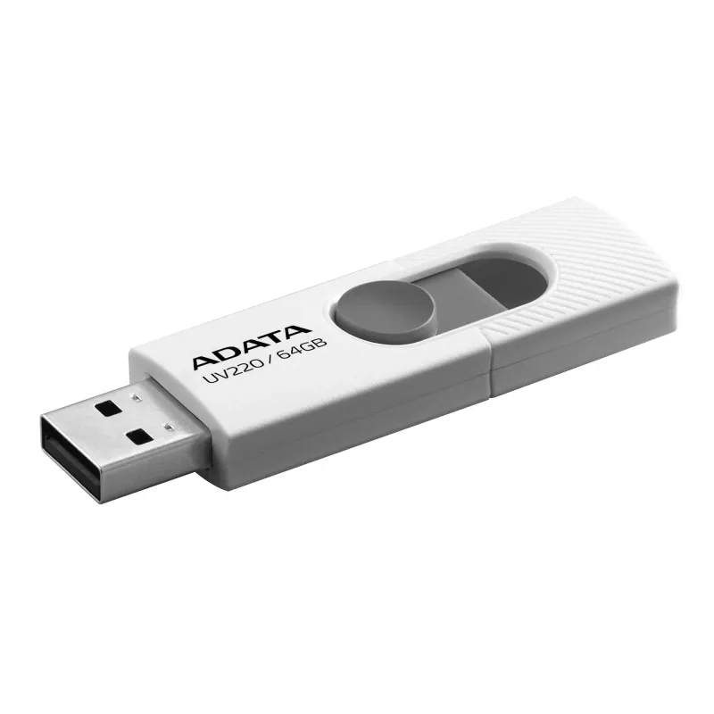 ADATA UV220 Pamięć USB flash 64 GB USB Type-A 2.0 Szary, Biały