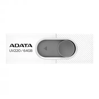 ADATA UV220 Pamięć USB flash 64 GB USB Type-A 2.0 Szary, Biały