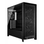 Obudowa PC Midi Tower CORSAIR FRAME 5000D RS — Czarna, obsługa ATX/EATX, 3 wentylatory 140 mm z przodu, szkło hartowane, 250×556×542 mm