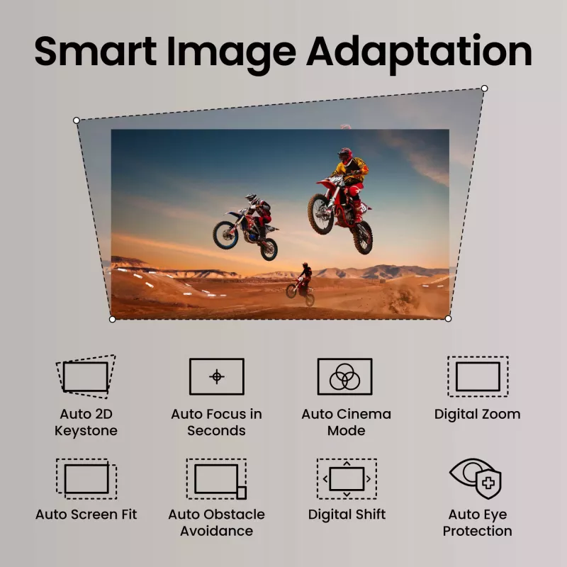 BenQ TK705STi projektor krótkiego rzutu — DLP UHD 4K (3840×2160), 3000 ANSI lumenów, źródło światła LED, 16:9, offset 100%