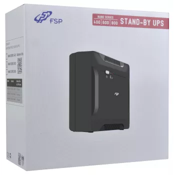 FSP Nano 600 zasilacz awaryjny (UPS) Standby (Offline) 0,6 kVA 360 W 2 gniazda AC