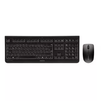 CHERRY DW 3000 klawiatura mysz w zestawie Uniwersalna RF bezprzewodowa AZERTY francuski czarny