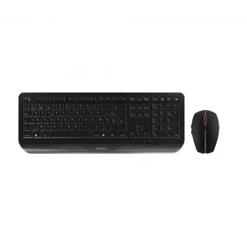 CHERRY Gentix Desktop klawiatura z myszą w zestawie Biuro RF Wireless Swiss Czarny