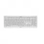 Klawiatura CHERRY KW 3000 uniwersalna RF Wireless QWERTZ niemiecka biała