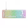 CHERRY K5V2 Kompaktowa klawiatura Gaming USB QWERTZ German Biały 68 klawiszy RGB LED