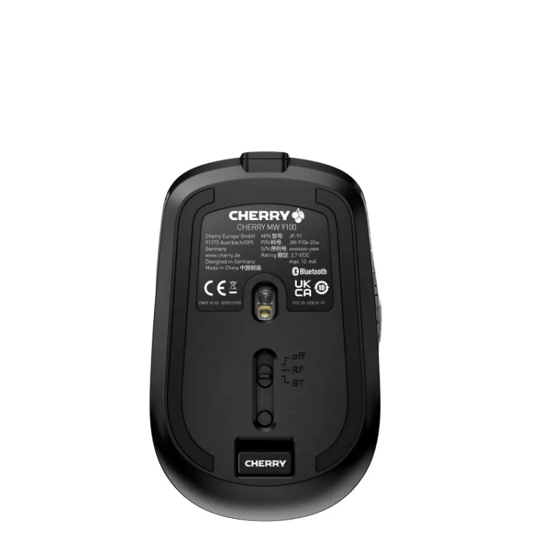 Mysz CHERRY MW 9100 biurowa symetryczna RF bezprzewodowa + Bluetooth 2400 DPI