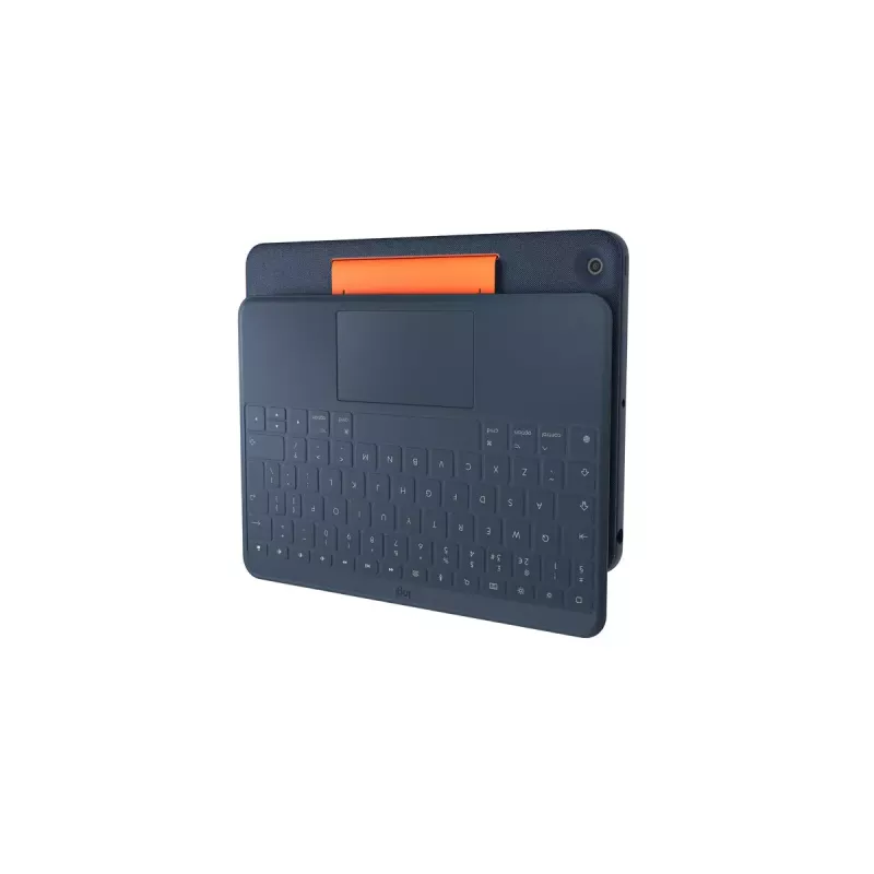 LOGITECH Rugged Combo 3 Touch - Niebieski - Qwerzu De - Emea