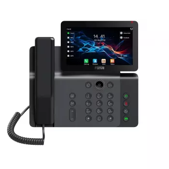 Telefon IP Fanvil V66 ciemnoszary — 20 linii, 7-calowy ekran dotykowy IPS, Wi‑Fi, PoE, Bluetooth