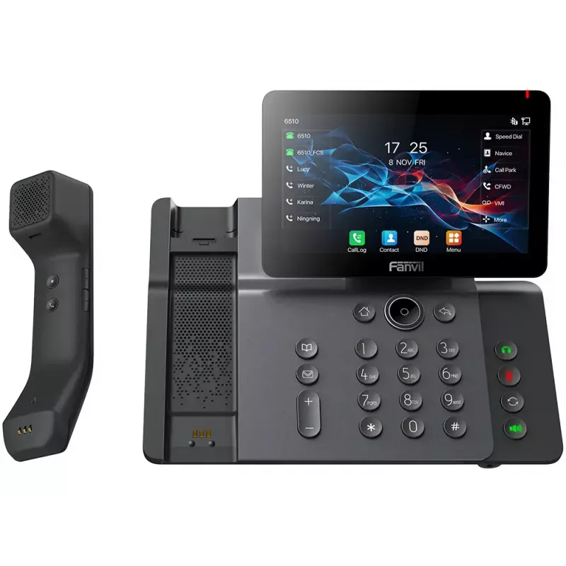 Telefon IP Fanvil V66 PRO Ciemnoszary 20 linii IPS Wi-Fi Przewodowa słuchawka