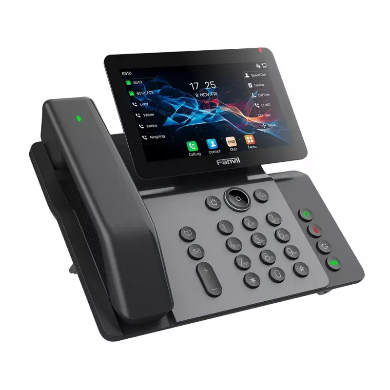 Telefon IP Fanvil V66 PRO Ciemnoszary 20 linii IPS Wi-Fi Przewodowa słuchawka