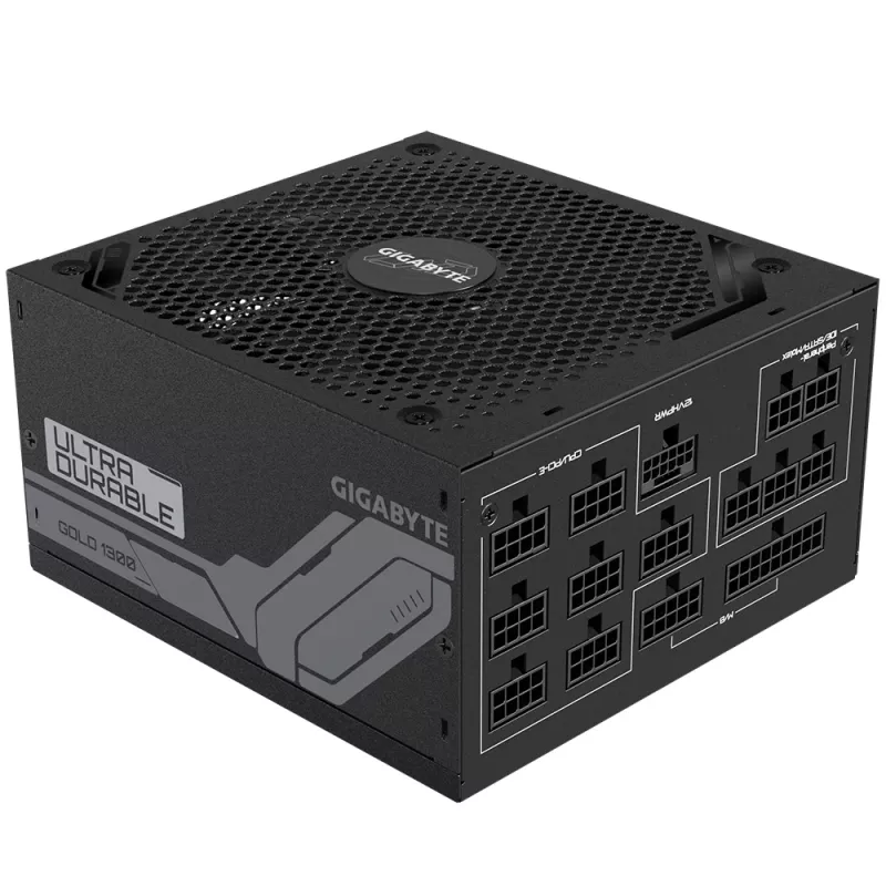 GIGABYTE UD1300GM PG5 zasilacz 1300 W 20+4 pin ATX ATX Czarny