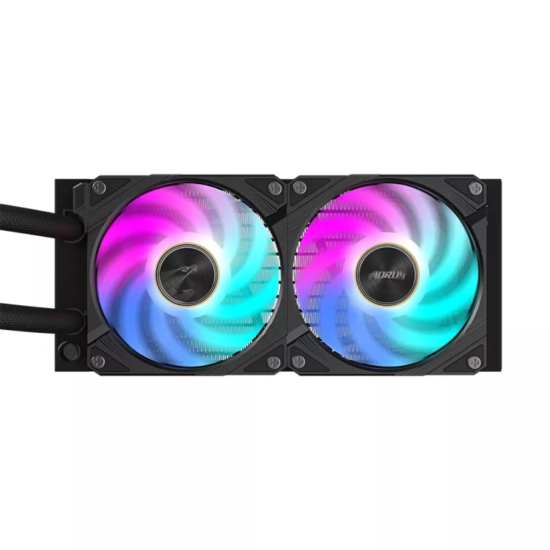 Chłodzenie cieczą typu all-in-one GIGABYTE AORUS WATERFORCE X II 240 2x120mm wentylatory ARGB
