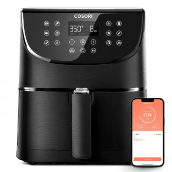 Cosori Smart Chef Edition Pojedynczy 5,5 l Wolnostojąca 1700 W Frytkownica beztłuszczowa Czarna