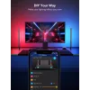 Zestaw inteligentnego oświetlenia Govee H6047, Wi‑Fi/Bluetooth, 12V 24W, czarny, 5 szt.