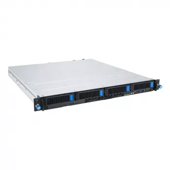 Serwer szafowy ASUS RS300-E12-RS4, 1U, Intel C262, LGA1700, Xeon E-2400, 4x hot-swap 3,5 cala, zasilacz 450W, DDR5 UDIMM do 128GB
