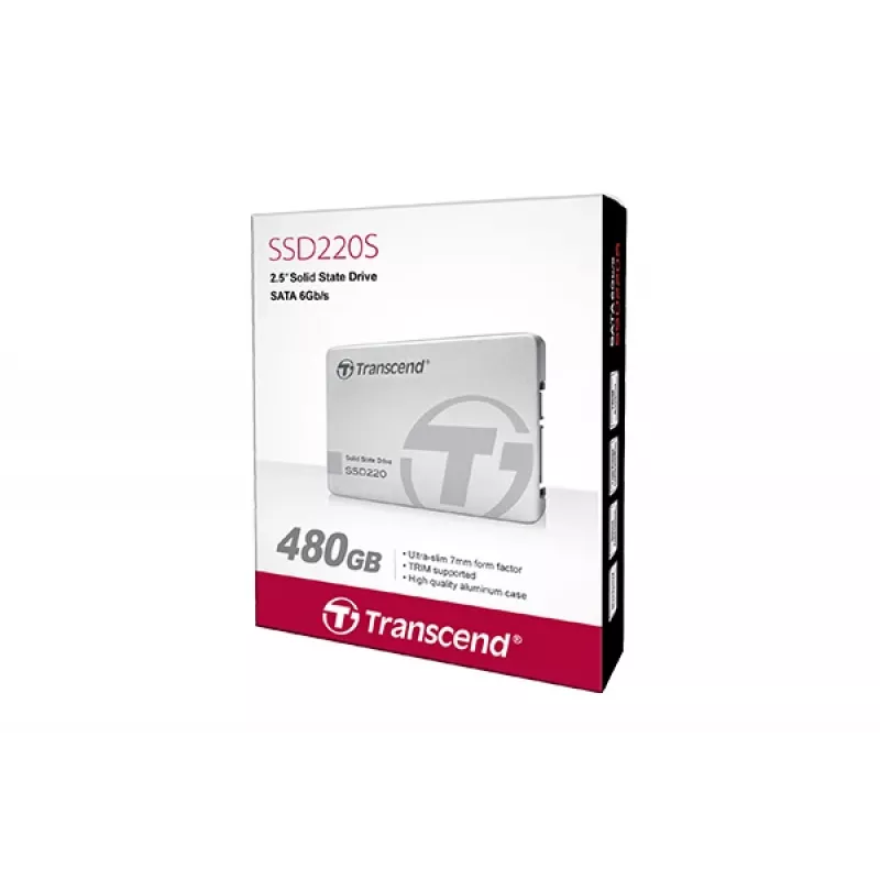 Dysk SSD Transcend 480 GB 2,5 cala SATA III TS480GSSD220S