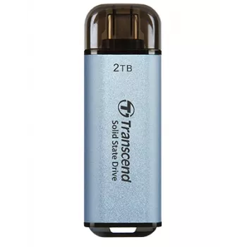 TRANSCEND Esd300c - 2TB przenośny dysk SSD - USB Type-C - 3D Nand Flash - błękitny