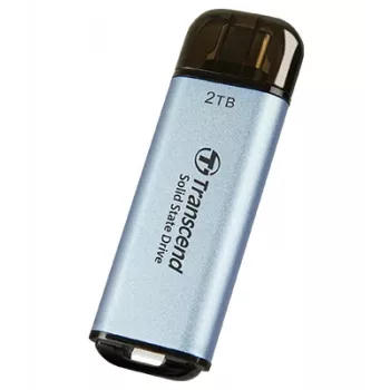 TRANSCEND Esd300c - 2TB przenośny dysk SSD - USB Type-C - 3D Nand Flash - błękitny
