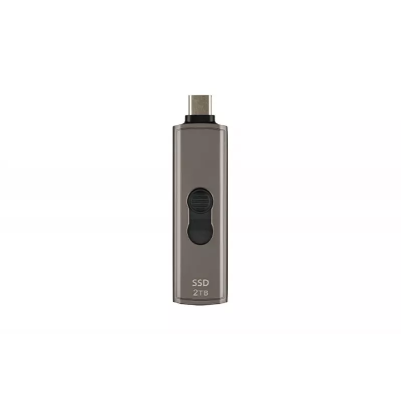 TRANSCEND SSD - Esd330c Portable Drive - 2TB - USB Type C - Ciemnoszarobrązowy