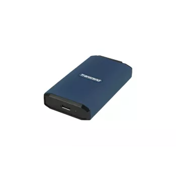 TRANSCEND SSD — Przenośny dysk Esd410c — 4 TB — USB Type C / A — ciemnoniebieski