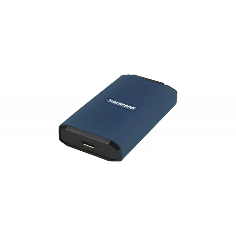 TRANSCEND SSD — Przenośny dysk Esd410c — 4 TB — USB Type C / A — ciemnoniebieski