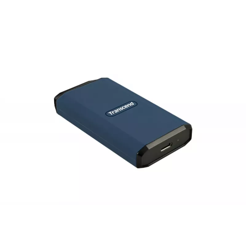 TRANSCEND SSD — Przenośny dysk Esd410c — 4 TB — USB Type C / A — ciemnoniebieski