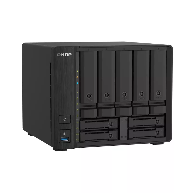 QNAP TS-932PX NAS Tower Annapurna Labs Alpine AL-324 4 GB DDR4 0 TB QNAP Turbo System Czarny