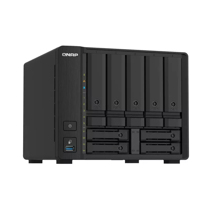 QNAP TS-932PX NAS Tower Annapurna Labs Alpine AL-324 4 GB DDR4 0 TB QNAP Turbo System Czarny