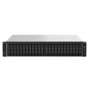 QNAP TS-h2490FU NAS Rack (2U) EPYC 7302P 128 GB DDR4 0 TB QuTS hero Czarny, Szary